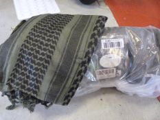 *Miltech One Man Tent and a Scarf
