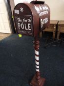 Tin North Pole Letter box 