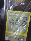 *Set of Self Assembly Plastic Shelving