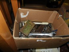 Box Containing Assorted Sockets, Open Ended Spanne