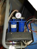 Box Containing Foot Pumps, Battery Charger, etc.