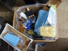 Box of Straws, Plastic Cutlery, Paper Bags, etc.