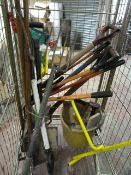 Cage of Gardening and Plastering Tools