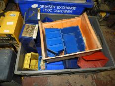*Assorted Plastic Storage Boxes