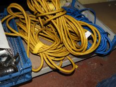 *240v Extension Lead and Two 110v Extension Leads