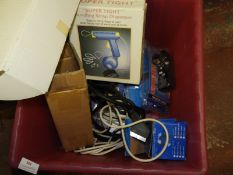 Box Containing Shower Control Unit, Scart Leads, C