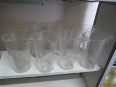 *Seven Plastic 2 Pint Jugs