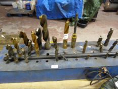 *Assorted Morse Taper Drill Bits in Metal Box