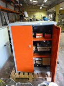 *Metal Cupboard and Contents