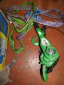 *Morris 1.5 Tonne Chain Block and Lifting Slings