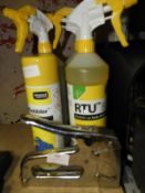 *Four Disinfectants, Leak Detector, Chemicals and