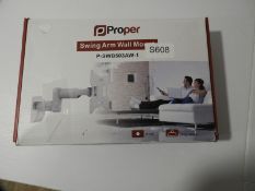 Proper AV Swing Arm Wall Mount TV Bracket (to Supp