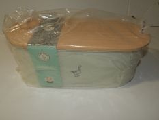 *Cream Enamel & Beech Bread Bin