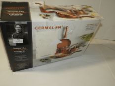 *Set of Five Copper Coated Pans