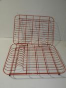 *Two Red Draining Racks