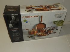 *Five Piece Copper Pan Set