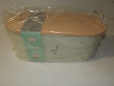 *Cream Enamel & Beech Bread Bin