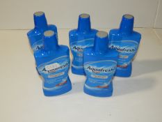 *Five Bottles of Aquafresh Mouthwash