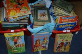 Two Plastic Tubs and a Bag Containing a Large Coll