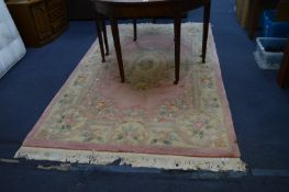 Pink Floral Rug 104