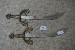 Pair of Ornamental Eastern Style Daggers