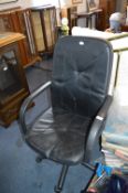 Leatherette Office Swivel Chair