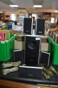 Six Samsung Surround Sound Speakers