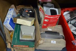 Several Projectors, Viewers, Slides, etc.