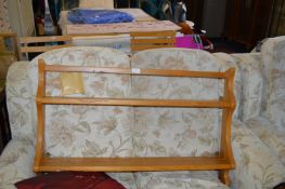 Pine Wall Mounted Plate Rack
