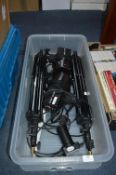Set of Photographic Lights on Tripods