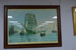 Framed Print - Thermopylae leaving Foochow