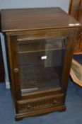 Ercol Glass Fronted Hi Fi Cabinet