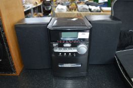 Mini CD Hi Fi System with Speakers