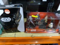 Star Wars Trilogy DVD Set and a Set of Star Wars F