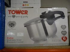 Tower 3L Stainless Steel Pressure Cooker
