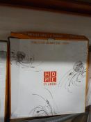 Chrome Spiral Six Branch Ceiling Light