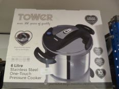 Tower 6L Stainless Steel Pressure Cooker