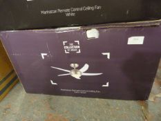 Manhattan Remote Control Ceiling Fan