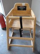 Childs Wooden High Chairs