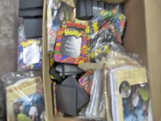 Box Containing Oven Gloves, Named Photo Frames and