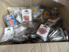 Box of Flashing Badges