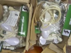 Box of ~8 Packs of Rope/Tube Light Clips for Windo