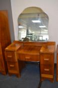 Retro Walnut Dressing Table