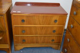 Three Height Chest of Drawers with Painted Top