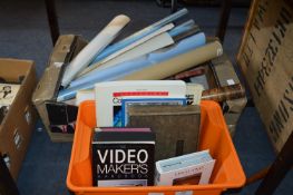 Small Box of Photographic Books and a Box of Posters