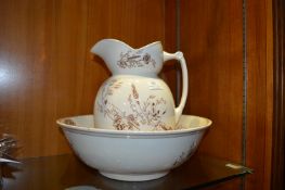 Victorian Jug and Bowl Wash Set