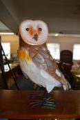 Green Gen Barn Owl Garden Decoration