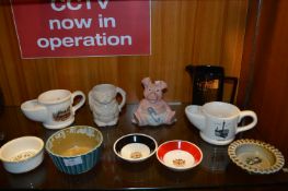 Ten Pottery Wade Items