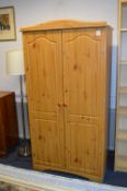 Pine Double Wardrobe