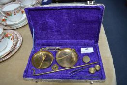 Small Pair of Scales in Case